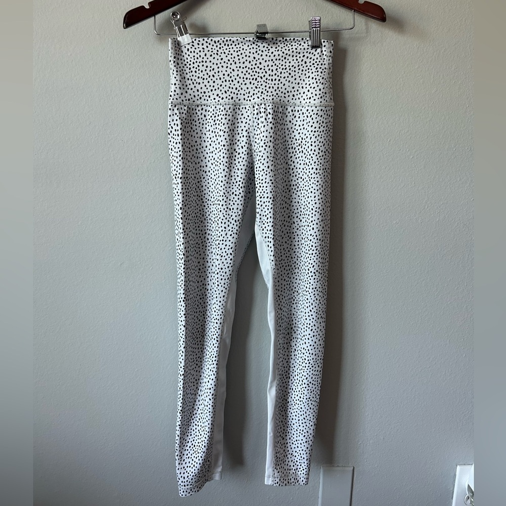 White Fox X Sarah's Day Spotted Print High Rise Leggings | Size S